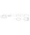 7W Lavprofil innfellingsspot - Hull: Ø6,8 cm, Mål: Ø9 cm, RA97, dimbar, 230V