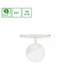 SHIFT CCT- Globe Sphere skinnelys Ø100x130mm, 5W, 165°, hvit, CCT-bryter