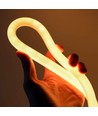 5m Neon Flex Tube til Innredning - Varm hvit, D16 Neon komplett sett, 230V