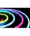 250cm RGBIC Neon Flex komplett sett - 7x15 neonflex, Bluetooth app, fjernkontroll, inkl. monteringklips, USB