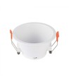 MR16/GU10 Downlight blendfri - Ekskl. lyskilde, hvit, Hull: Ø8,3 cm, Mål: Ø9,3 cm