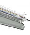 Spectrum Gigant Pro 40W LED armatur - 120cm, 150lm/W, IP66 vanntett, gjennomkoblet, IK10, 230V