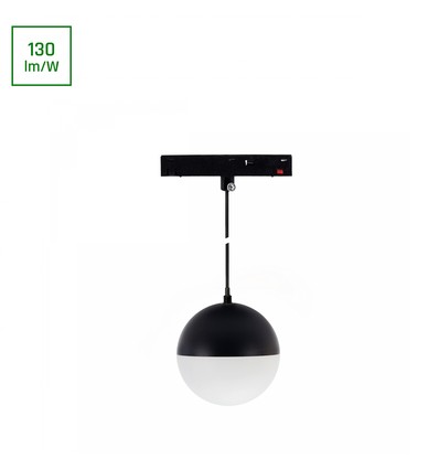 SHIFT Basic - Globe P, Kule Lampenedheng, 90mm, 10W, 4000K, Svart