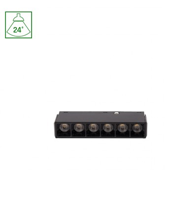 SHIFT Basic - Gitter XS Lineær Armatur, 110mm, 6W, 2700K, Svart