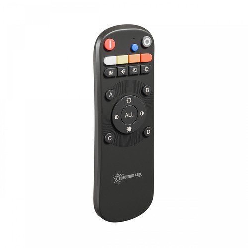 Fjernkontroll - 1-gruppe RGB CCT, 2XLR3, Demping, Svart, Konekto Mesh