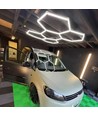 Hexagon LED 5 felt komplett sett - RA95, 168W. inkludert strømtilkobling