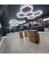 168W RA95 Hexagon LED 5 felter komplett sett - Inkl. strømtilkobling
