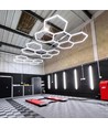 Hexagon LED 5 felt komplett sett - RA95, 168W. inkludert strømtilkobling