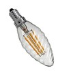 Deluxe E14 Tvunnet LED kronelys 3W 2200K Ra95 Dimbar