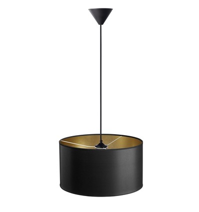 Isabella Castillo Ø40 Pendel Lampe E27 i Sort/Gull- Nielsen Light