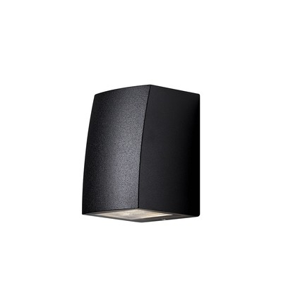 ASK Utendørs Vegglampe 1xGU10 i Sort - Nielsen Light