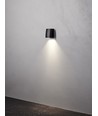 ASK Utendørs Vegglampe 1xGU10 i Sort - Nielsen Light