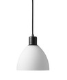 IDA Pendellampe Ø18 Til E27 i Sort/Opal Glass
