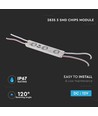 1W Vanntett LED-modul - 12V DC, IP67, perfekt for skilt og spesialløsninger