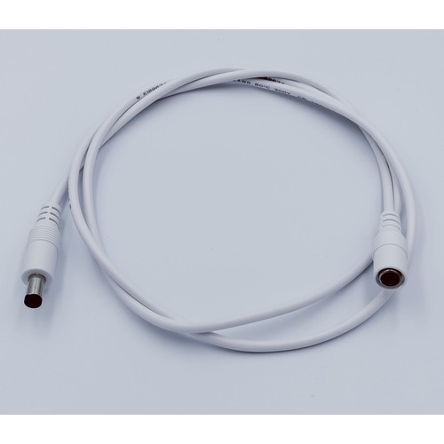 DC Forlengerkabel - 3 m, 5V-24V, hvit