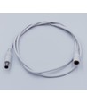 DC Forlengerkabel - 3 m, 5V-24V, hvit