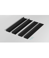 Høy ramme for 60x60 LED-panel - Monteringssett, svart kant