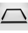 Høy ramme for 60x60 LED-panel - Monteringssett, svart kant