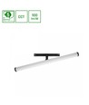 System Shift CCT- Beam Skinne Lys 12W - 28x400x75mm, 150°, Sort, CCT-bryter