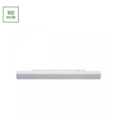 10W System Shift Basic Line S skinnespot, 48V - 1020lm, 2700K, 30cm, magnetisk skinnesystem, IP20