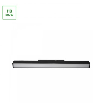 10W SHIFT BASIC LINE S skinnespot, 48V - 30cm, 110lm/W, 4000K, sort, IP20