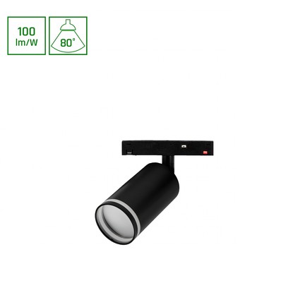 7W SHIFT BASIC skinnespot - Nøytral hvit, 55x100x160 mm, til SHIFT skinnesystem