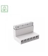 6W SHIFT Basic Grid XS Justerbar Lineær Armatur - 11cm, 2700K, Hvit