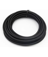 5m Stoffkabel 2x0,75 mm², tekstil - 230V, Sort