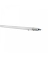 150cm 45W Gjennomgangskablet armatur - LED, 5400lm, IP65, industri/verksted
