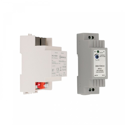 Trådløs Tuya - DALI Gateway - Spektrum, Strømforsyning 24V DIN