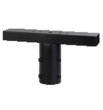 Travers for 2 lyskastere, Ø60mm - Sort