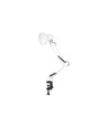 Arkitektlampe Hvit bordlampe - 1,1 meter ledning, E27 sokkel, uten lyskilde