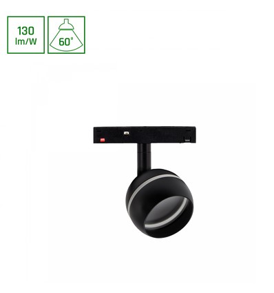 10W SYSTEM SHIFT BASIC GLOBE RING - 48V, 130lm/W, nøytral hvit, 90x150 mm, inkl. 120cm wire