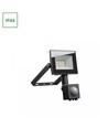 10W lyskaster med sensor - Svart, PIR sensor, IP44, 230V, Spectrum