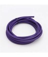 5m Stoffkabel 2x0,75 mm², tekstil - 230V, lilla