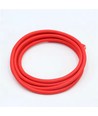 5m Stoffkabel 2x0,75 mm², tekstil - 230V, Rød