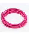 5m Stoffkabel 2x0,75 mm², tekstil - 230V, Rose rød