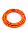 5m Stoffkabel 2x0,75 mm², tekstil - 230V, oransje