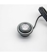 1W Ø2,9cm SPOT29 møbelspot innfelling RA90 - 12V DC, Hull: Ø2 cm, Mål: Ø2,9 cm, Børstet stål