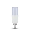 E14 9W LED pære - T37, 750lm, matt glass, 2700K, erstatter 50-60W