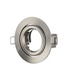 GU10 innfellingsspot rund - Satin nikkel, aluminium, Ø85 mm hull, IP20 innendørs