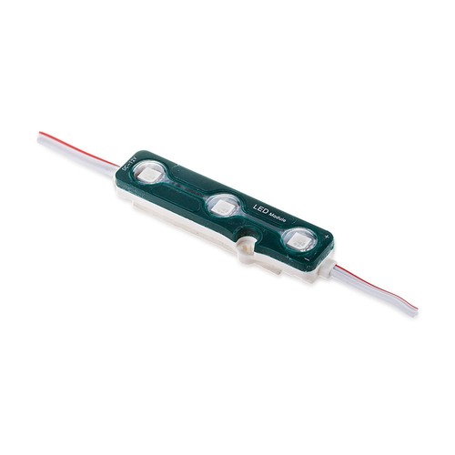 Blå LED modul, 0,72W, 12V - IP67 vanntett, 5050 SMD chip, 66lm