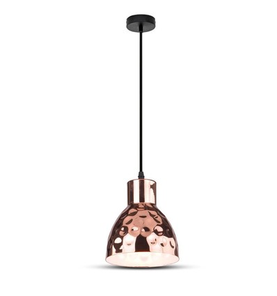 E27 pendeloppheng, Kobber - Ø15cm, max 60W, uten lyskilde