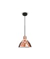 E27 pendeloppheng i rosagull, vintage design - Max 60W, 1m ledning, Ø22cm, uten lyskilde