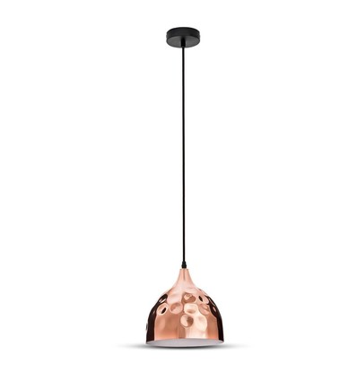 E27 pendeloppheng i kobber, Ø23cm - Max 60W, uten lyskilde
