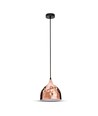 E27 pendeloppheng i kobber, Ø23cm - Max 60W, uten lyskilde