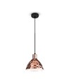 E27 pendeloppheng i kobber, Ø30cm - 1m ledning, IP20, max 60W, uten lyskilde
