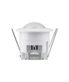 PIR taksensor til innbygging - 360°, max 300W LED, hvit, IP20, justerbar tid og lysstyrke