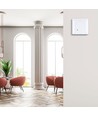 Mikrobølge bevegelsessensor for innbygging - maks 300W LED, IP20, hvit, justerbar tid og lysstyrke