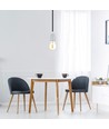 Porselens Lampeholder E27 - Lampe, Grå